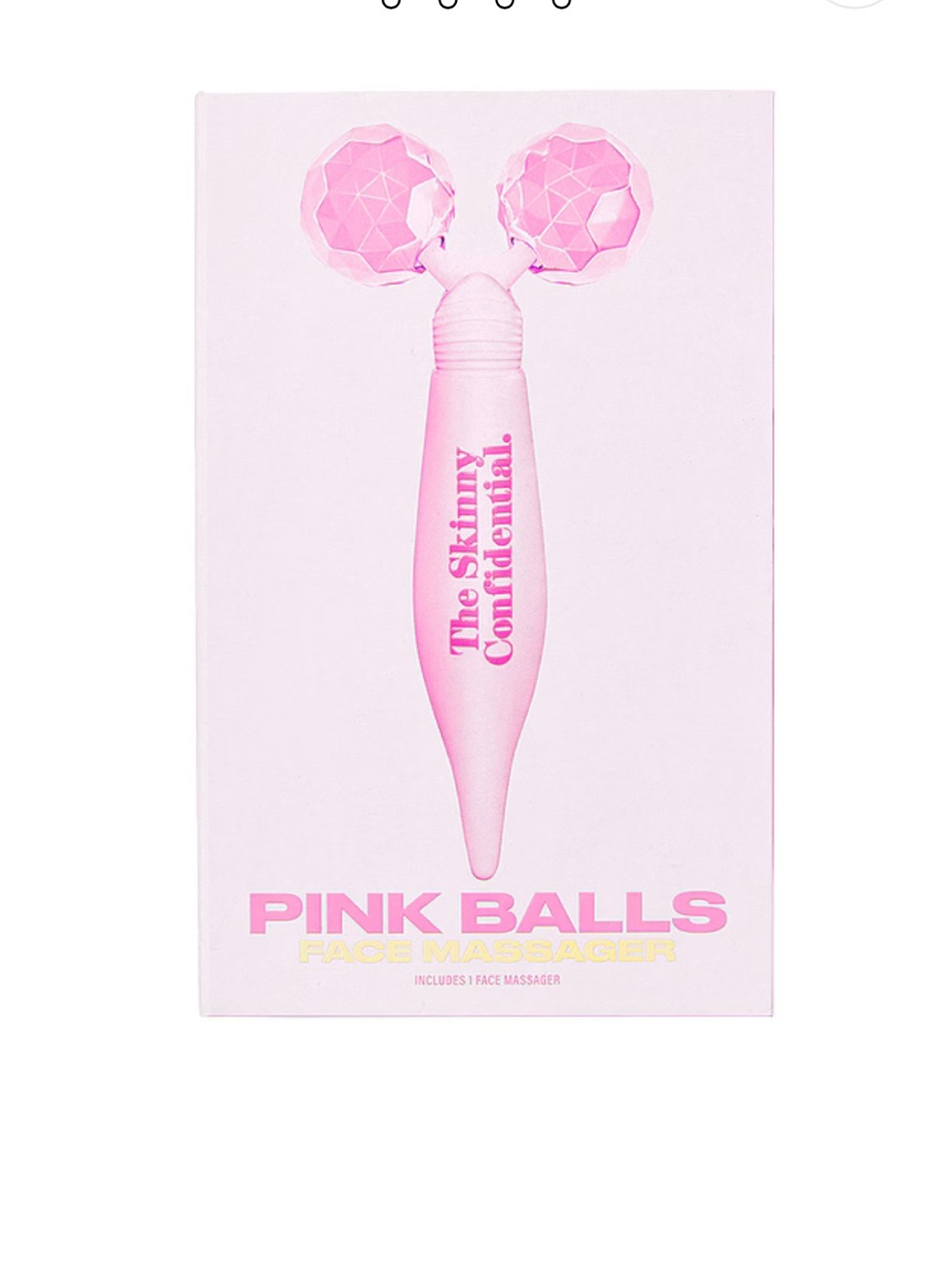 The Skinny Confidential Pink Balls Face Massager
